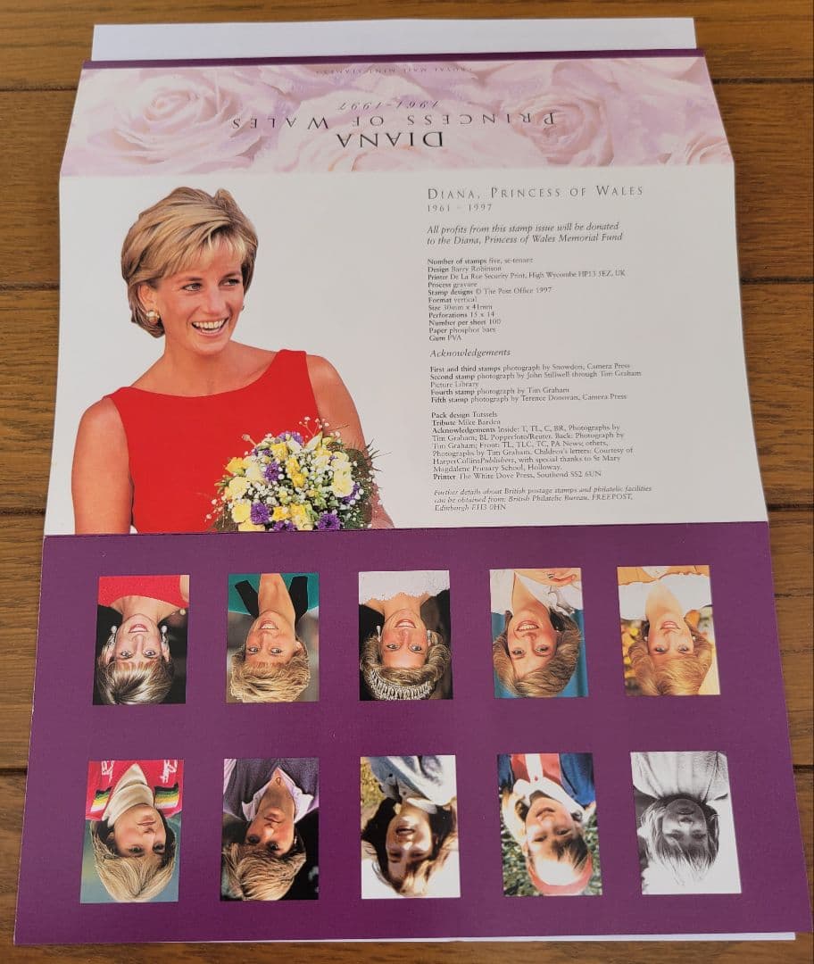 ダイアナ妃 追悼記念切手 Royal Mail ミントセット - メルカリ