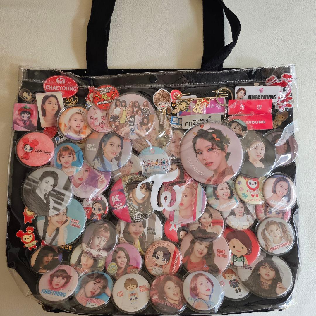 TWICE チェヨン 缶バッジ 痛バ - メルカリ