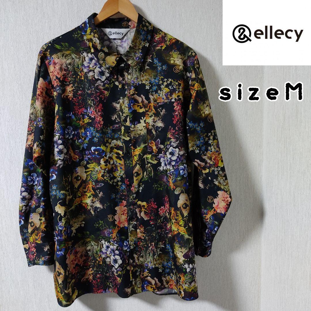 &ellecy エルシー ロイスクレヨン 長袖 シャツ ブラウス 花柄 フラワー
