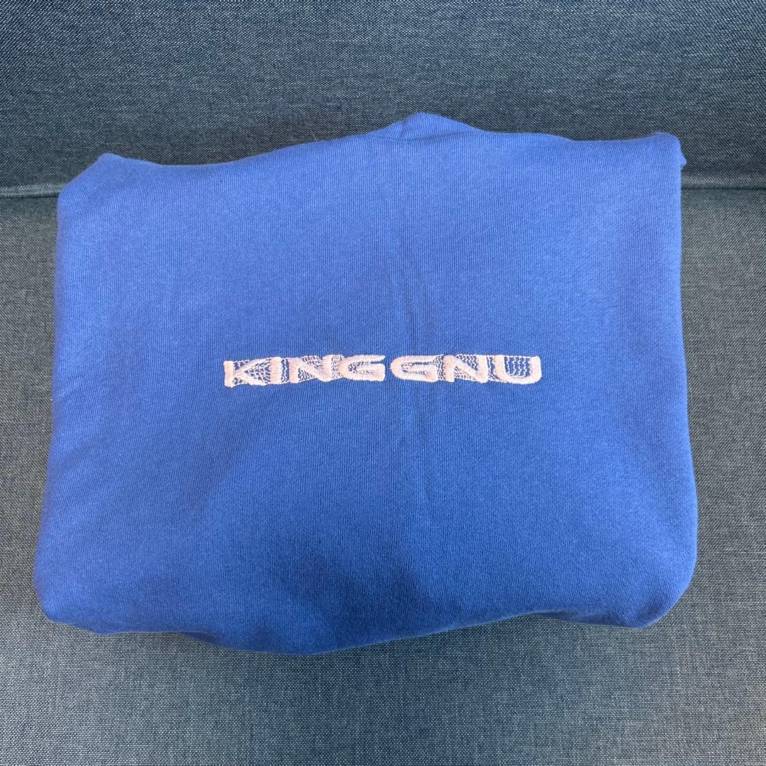 King Gnu フーディ KG IS DEAD HOODIE [ブルー] - メルカリ