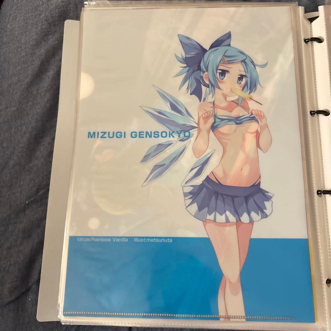 東方project チルノ だいちゃん 水着 美少女 クリアファイル VY21