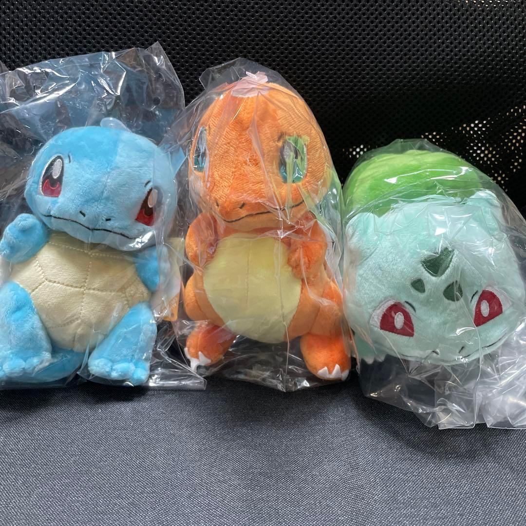 新品 ポケモン ぬいぐるみ 3点セット 初代 御三家 ポケットモンスター