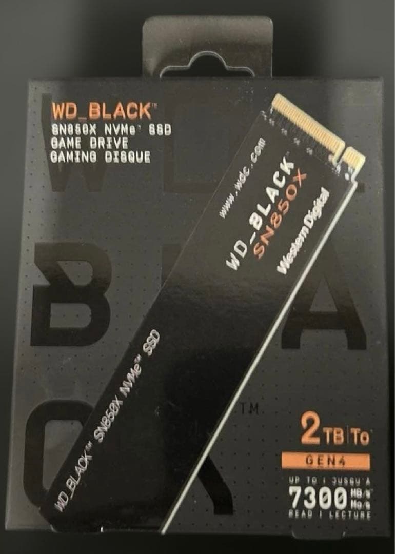 内蔵型SSD WD BLACK SN850X NVMe SSD 2TB Amazon.com: WD_BLACK SN850X 2TB NVMe SSD - M.2 2280, Up to 7,300