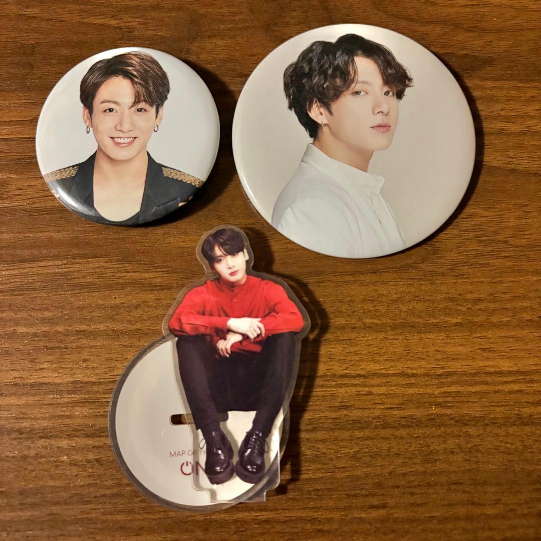 BTS ラキドロ 缶バッジ アクスタ ジョングク セット② - メルカリ
