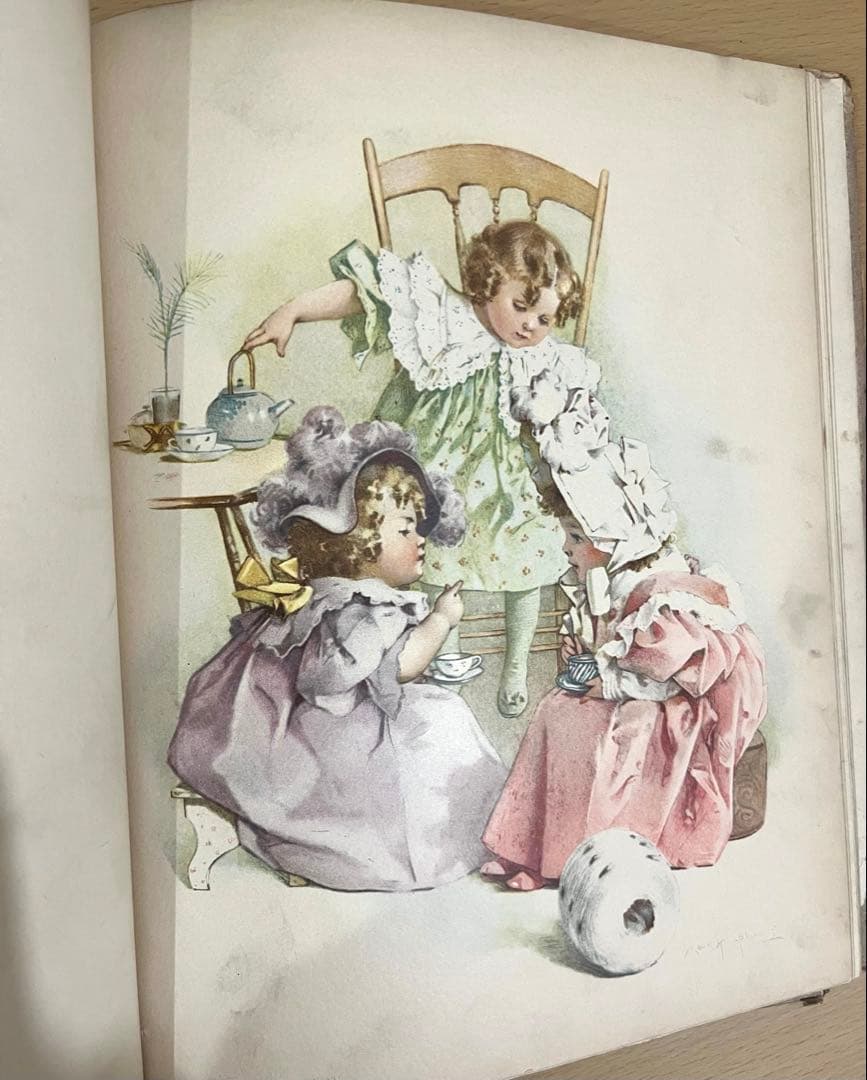 N o.355レア 超希少 アンティーク 洋書 絵本 ビクトリアン 児童書