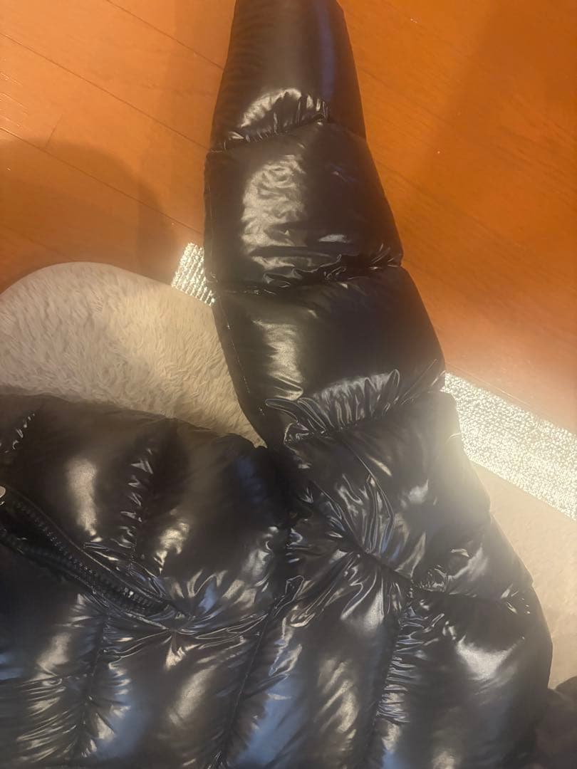 25年モデルzaraブラック フード付きダウンジャケット ZARA 撥水ウィンドブレーカー フード付きダウンジャケット ブラック2XL