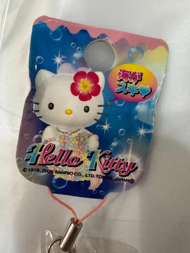 ハローキティ マーメイド ハイビスカス ストラップ 根付け - メルカリ