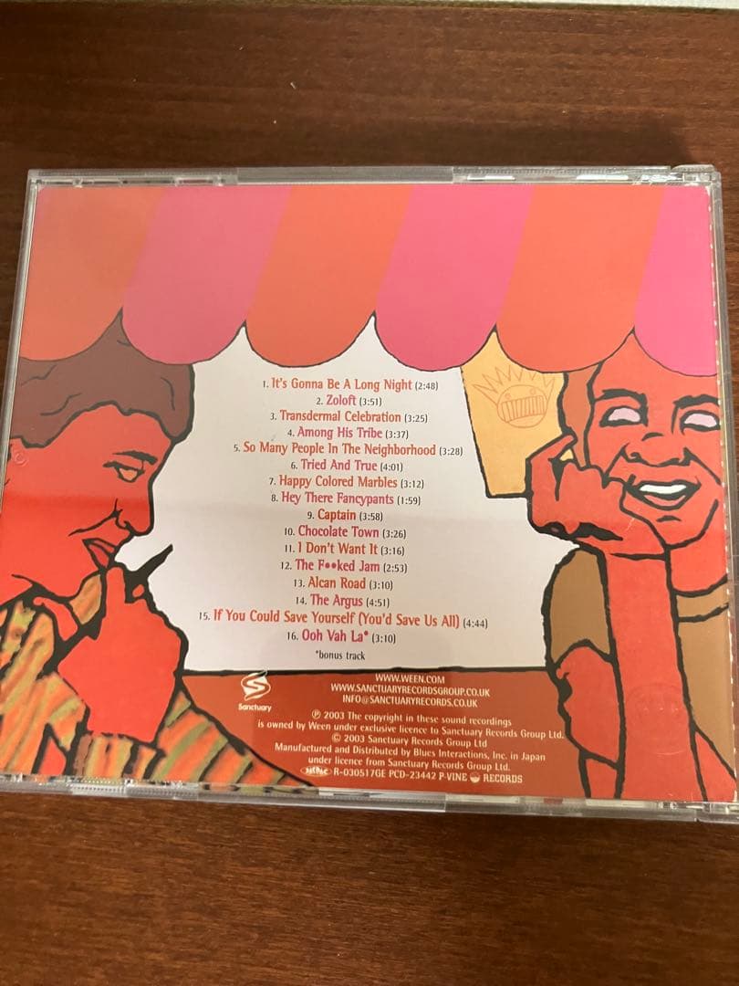 サンプル盤 WEEN quebec 国内盤 解説／対訳付き ウィーン WEEN 解説