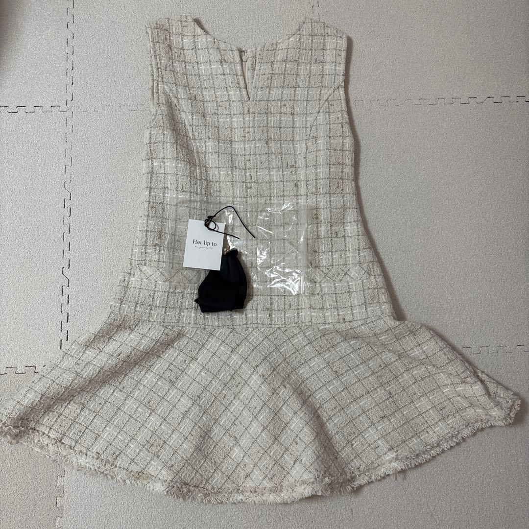 Herlipto Victoria Tweed Jumper Dress S - メルカリ