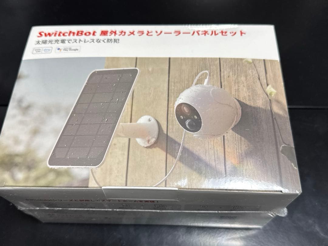 Switchbot 屋外カメラとソーラーパネルセット SwitchBotソーラー屋外用防犯カメラセット レビュー】外の様子を