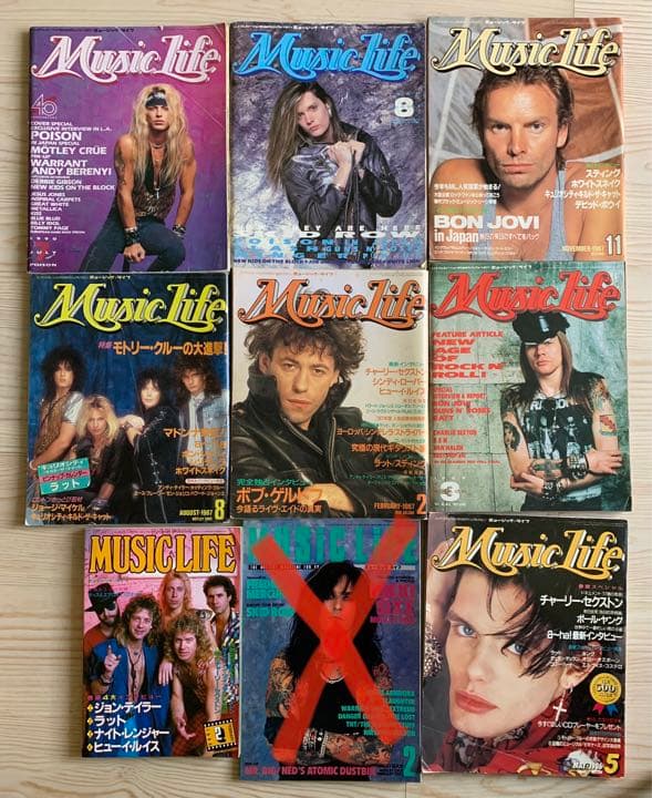 ミュージックライフ 洋楽80年代19冊まとめて '81-'90 - メルカリ