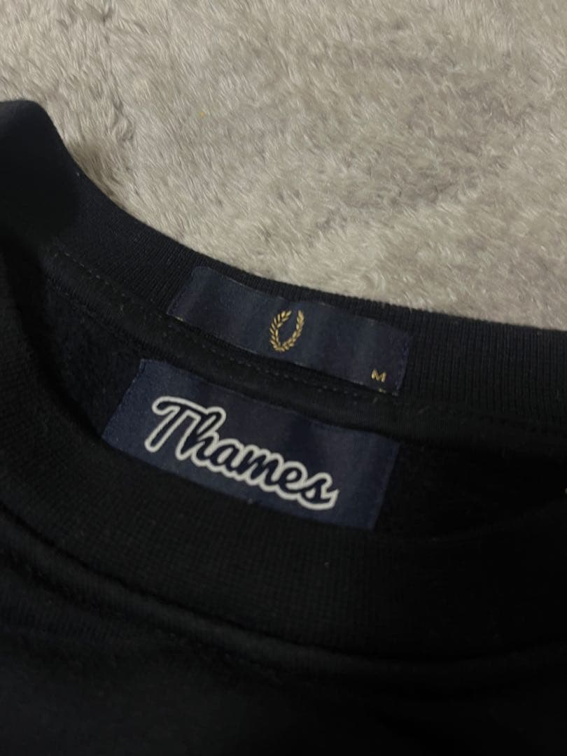 Fred Perry Thames スウェット M ネイビー/ピンク - メルカリ