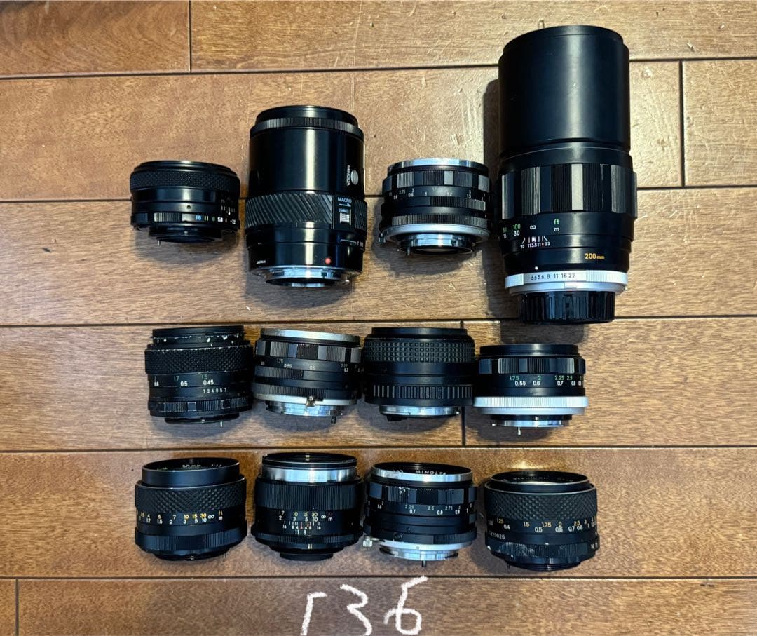 レンズセット ジャンクJ136