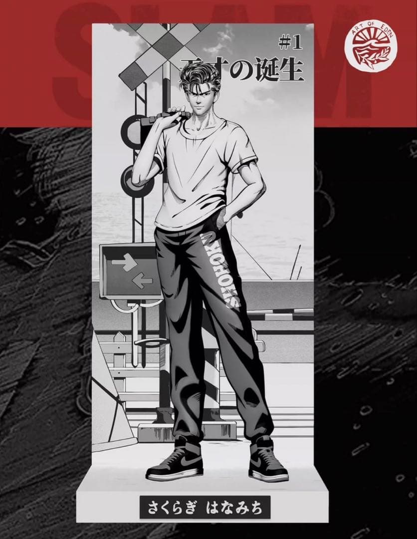 SLAMDUNK 桜木花道 Q版 ガレージキット ガレキ スタチュー⑨ SLAMDUNK 桜木花道 ガレージキット ガレキ スタチュー⑥②