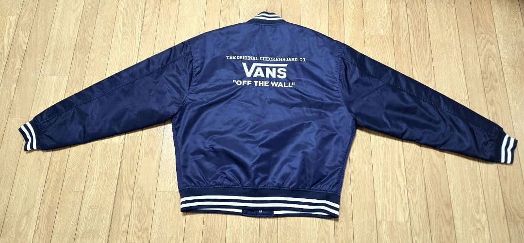 VANS スタジャン ネイビー Мサイズ - メルカリ