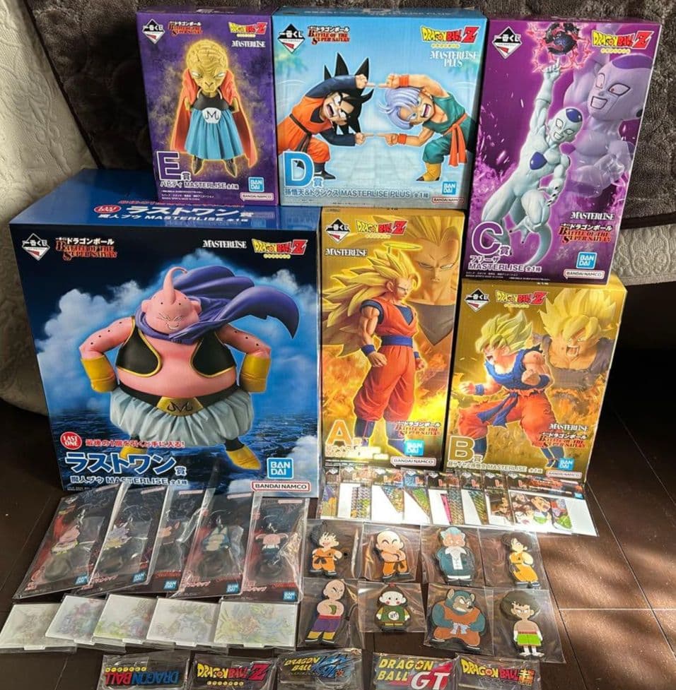 ドラゴンボール一番くじフルコンプリート孫悟空 A.B.C.D.E 賞ラスト