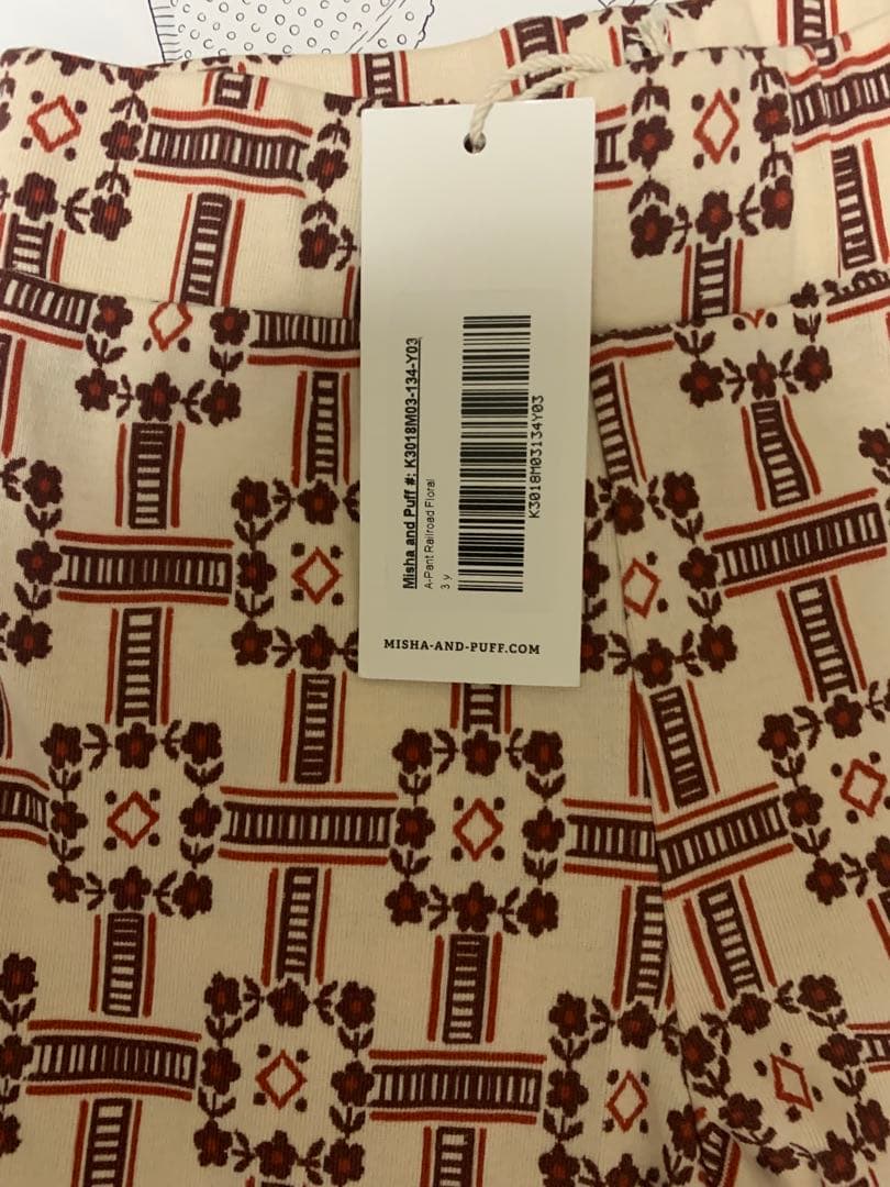 misha and puff A-Pant Railroad Floral 3y - メルカリ