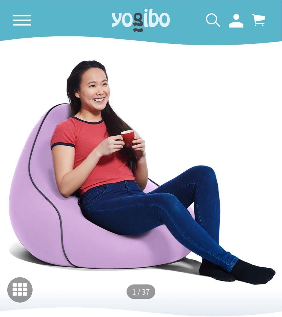 Yogibo Lounger ラベンダー Yogibo Lounger ラベンダー 紫 ヨギボー ヨギボーラウンジャー ビーズ
