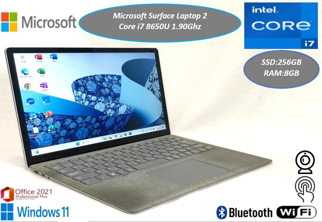 良品 Surface Laptop 2 i7 8世代 13.5型 タッチパネル - メルカリ