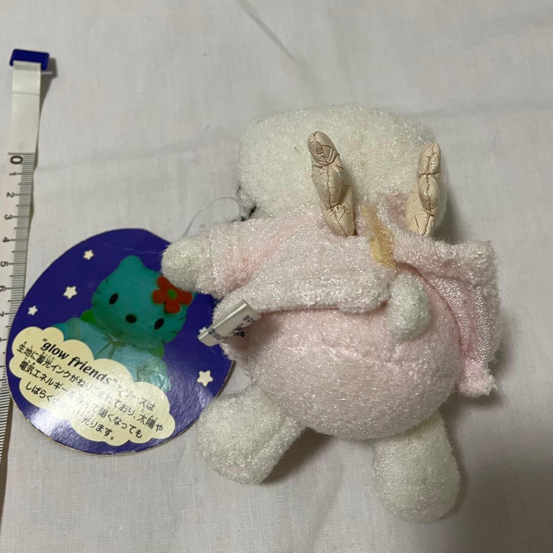 2001年製 ハローキティ ピンク 天使 エンジェル マスコット 花の髪飾り