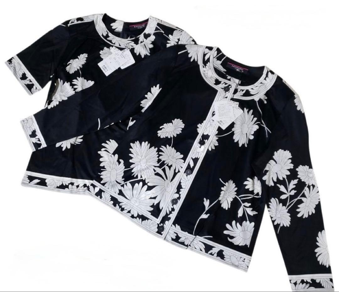 レオナール LEONARD カーディガンカットソー アンサンブル セット 新品