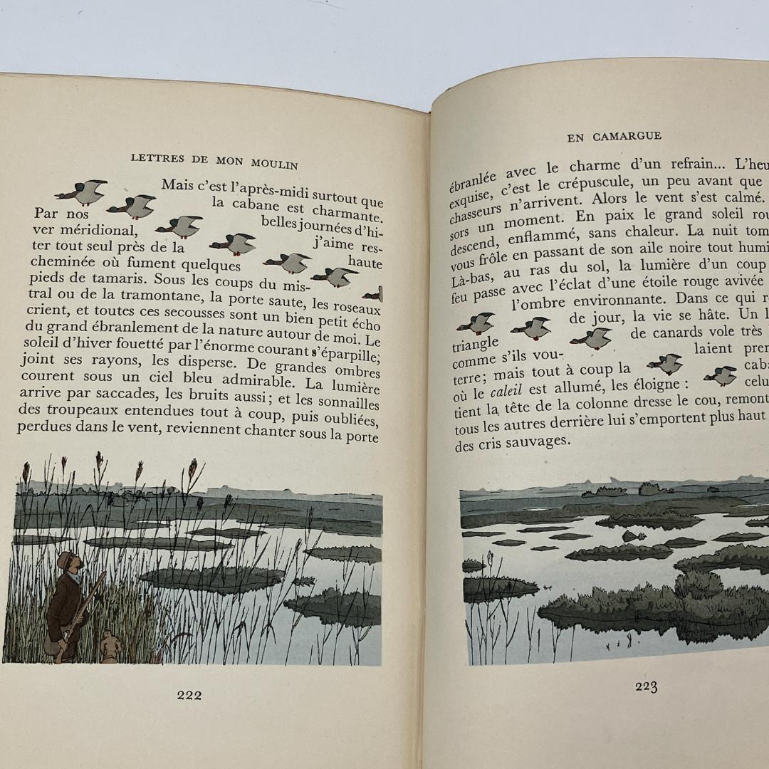 美革装丁 挿絵本 A.E.マルティ 風車小屋便り 1947年 フランス語 限定