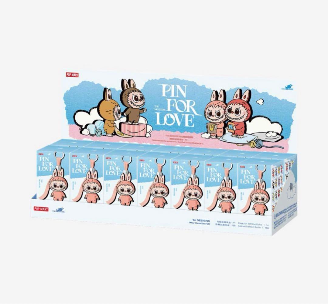 ポップマート ザ モンスターズ (ラブブ)ピン フォー ラブ シリーズ(N-Z