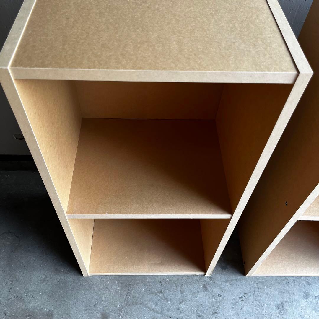 美品・廃盤希少☆無印 パルプボードボックス・タテヨコA4サイズ・2