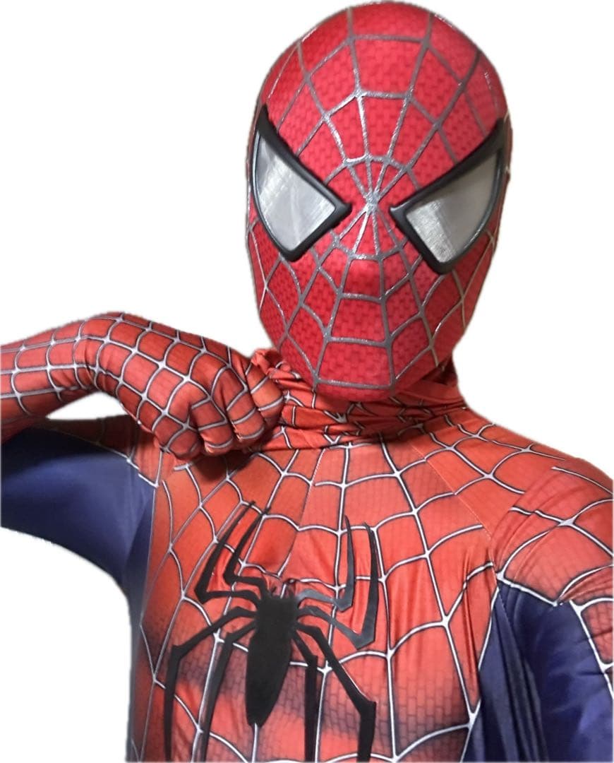 スパイダーマン マスク シェルマスク リアル コスプレ - メルカリ