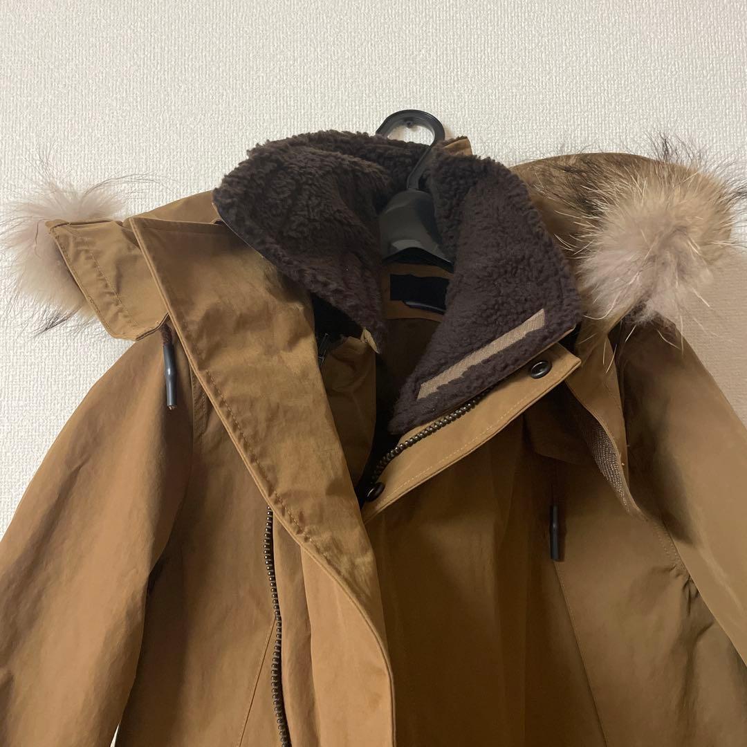 試着のみ・junhashimoto 4WAY ラップモッズコート レザー