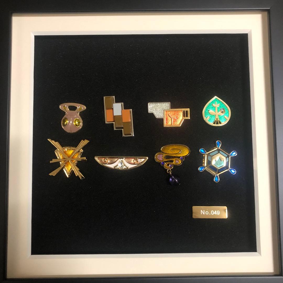 希少！ポケモンセンター数量限定 ナンバー付 ジムバッジコレクション