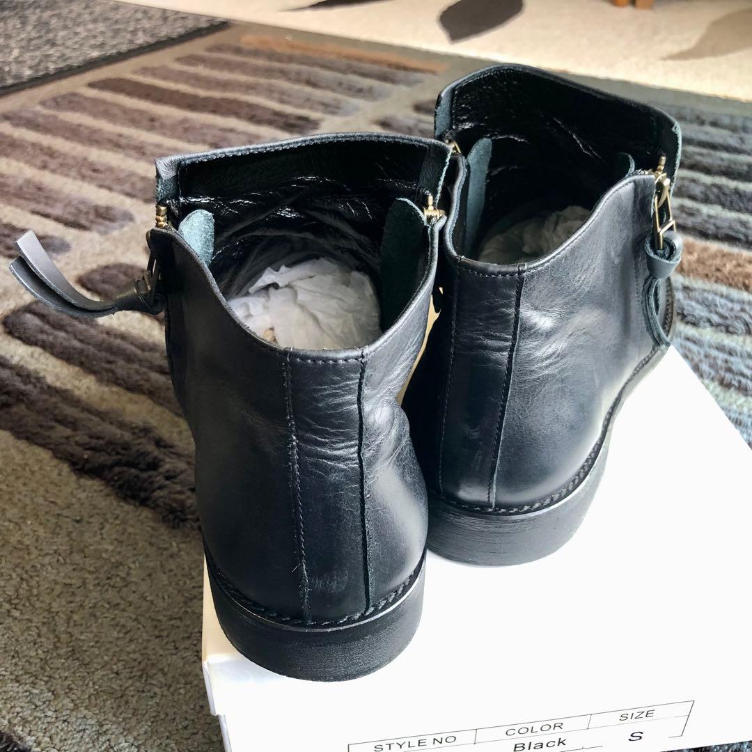 美品】ARGISアルジス サイドジップブーツ本革サイズ40 - メルカリ