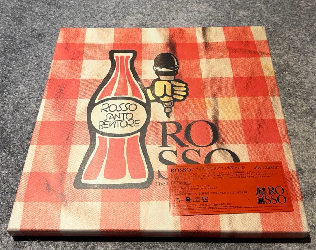 ROSSO 完全生産限定BOX「ダイヤモンドダストが降った夜」 チバユウスケ ROSSO 完全生産限定BOX「ダイヤモンドダストが降った夜」 チバユウスケ