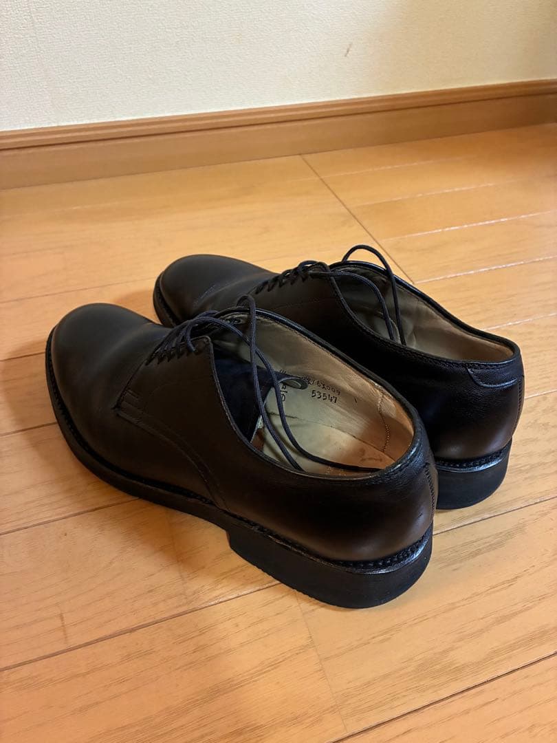 【6.5D】オールデン プレントゥー 53547 黒 カーフ ドレスラバーソール