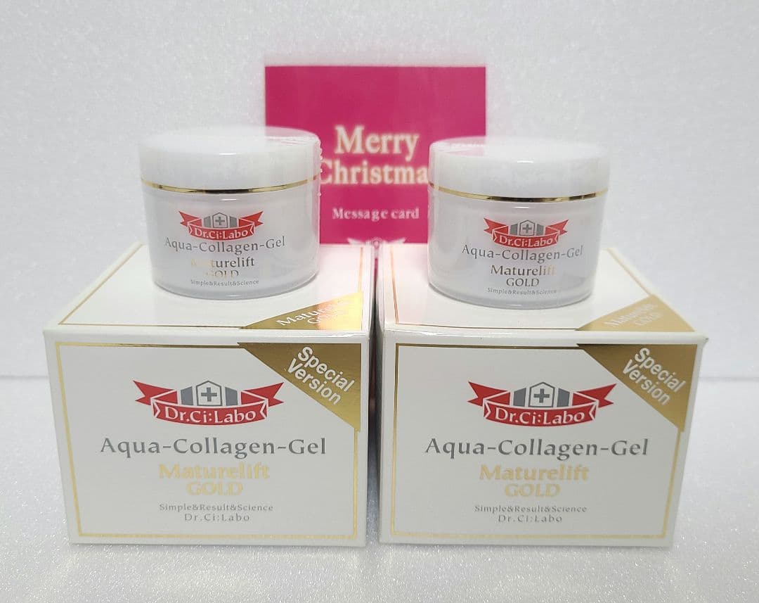 【新品】Dr.Ci:Labo ACGMLゴールド120g ×2 20g×2 Dr.Ci:Labo Aqua Collagen Gel Enrich Lift EX All-In-One Moisturizer