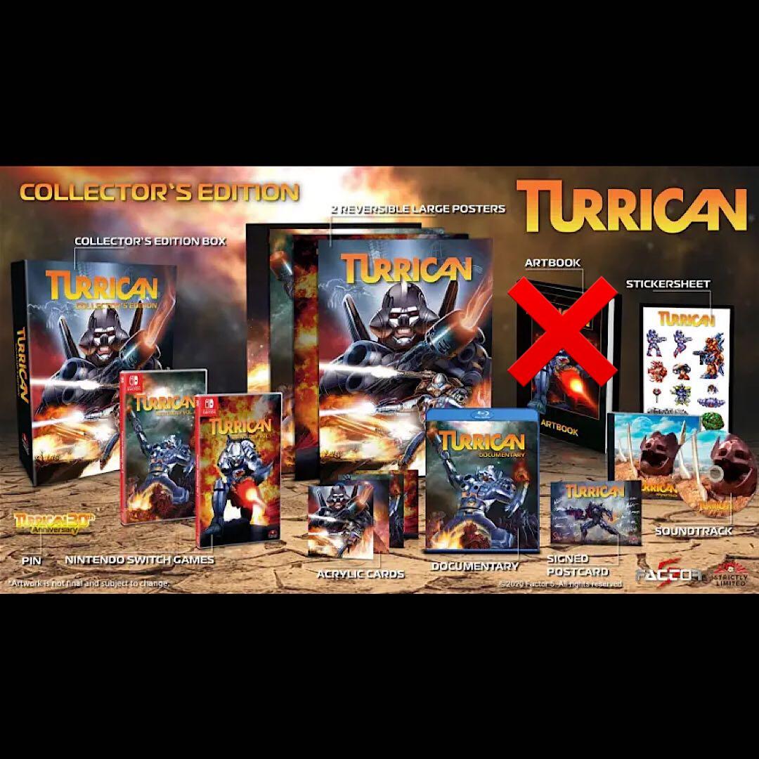 タリカン アンソロジー TURRICAN コレクターズエディション switch
