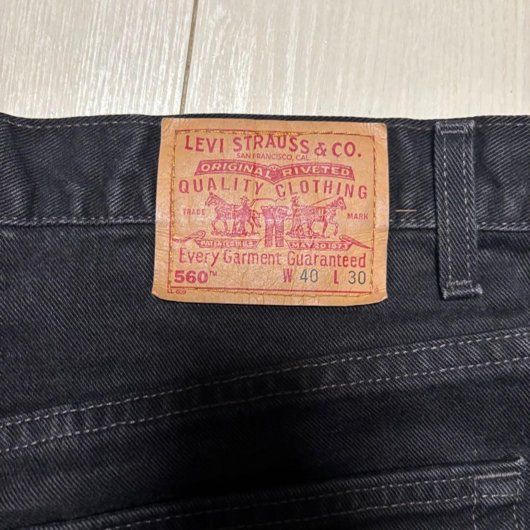 リーバイス デニム 560 ブラック W40 L30 - メルカリ