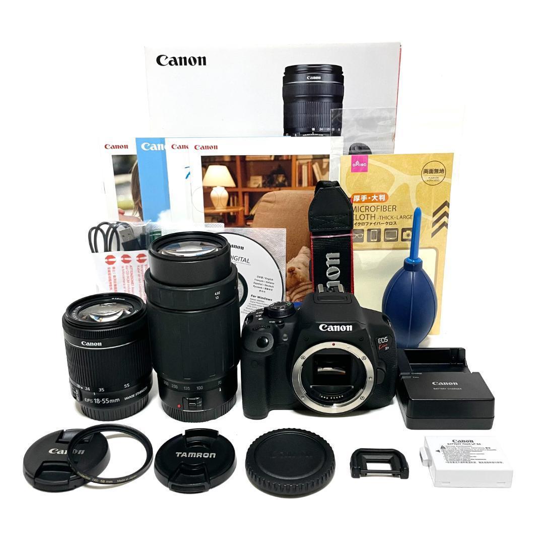 軽快操作で安心☘️ Canon EOS Kiss X7i 入門Wレンズセット - メルカリ