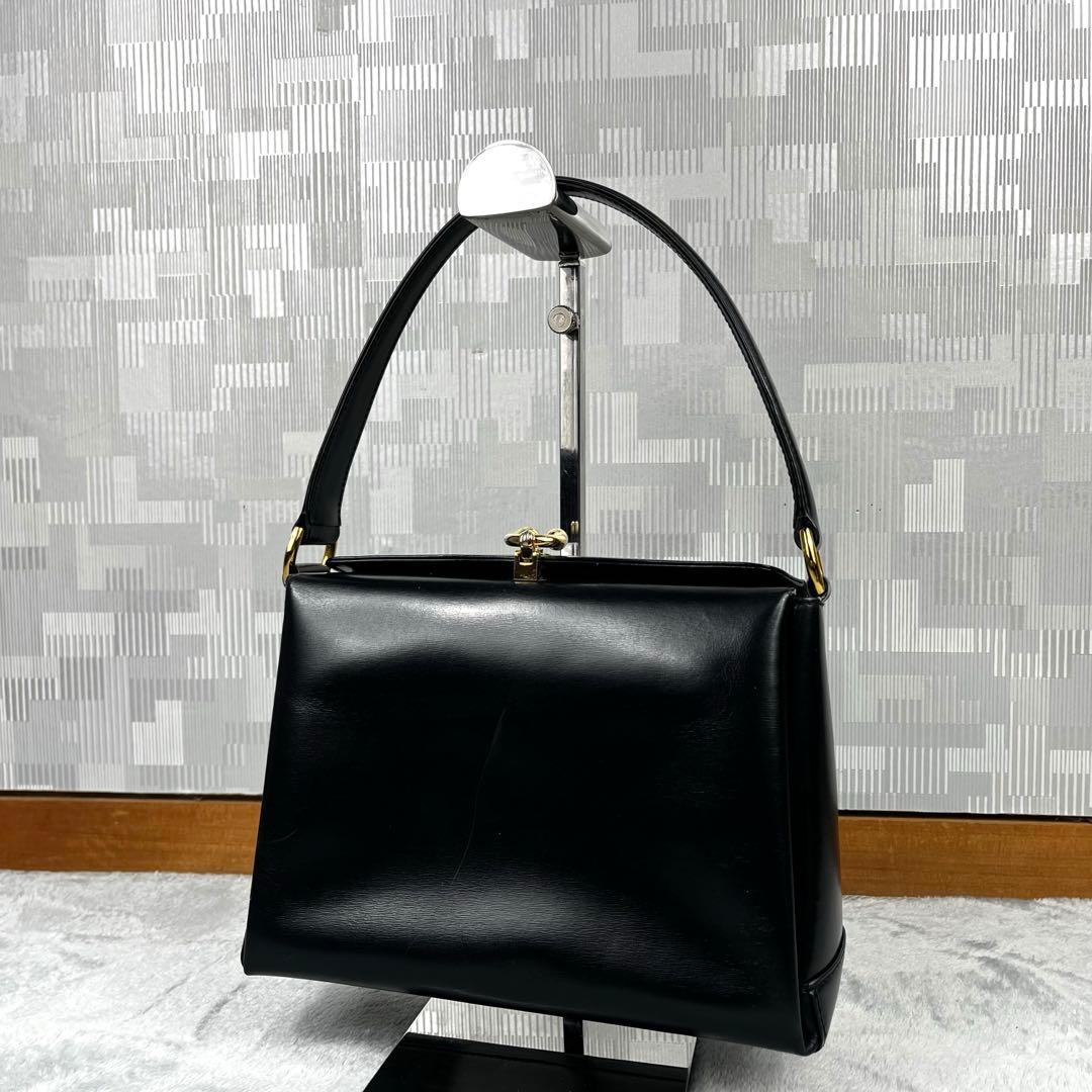 Gucci グッチ ワンショルダーバッグ カーフボックス レザー ブラック