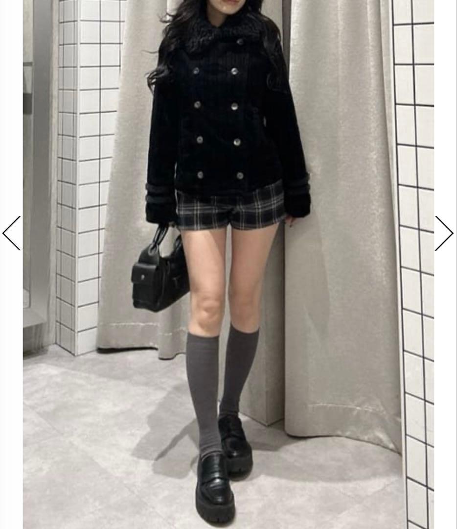 lagua gem CORDUROY BOA ジャケット ラグアジェム ブラック - メルカリ