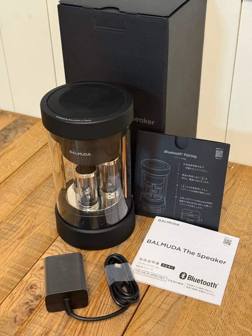 新品 バルミューダThe Speker M01A-BK ワイヤレススピーカー Amazon.co.jp: バルミューダ ザ・スピーカー ブラック Bluetooth