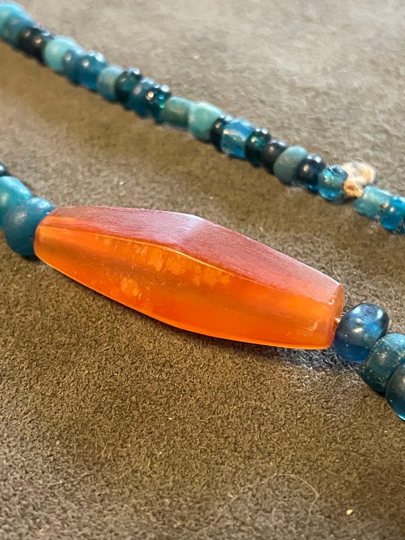 出土 古墳時代 赤瑪瑙製12面切子玉 瑠璃玉1連 - メルカリ