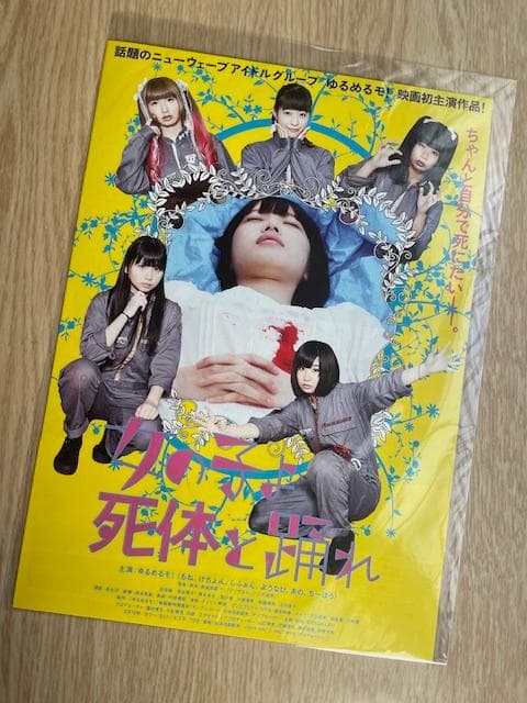 「女の子よ死体と踊れ」新品未開封DVD 映画パンフレット(サイン入り)チラシ付