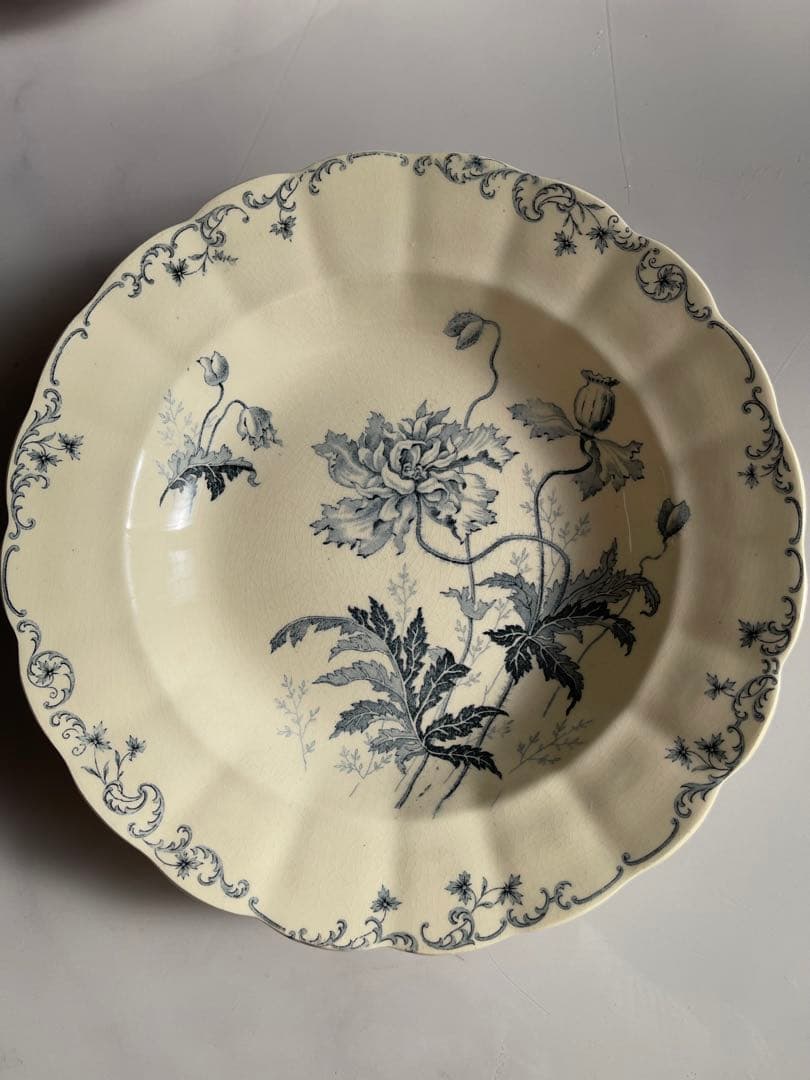 ジョワジールロワ　深皿2枚セット フランス アンティーク ジョワジールロワ choisy le roi 深皿 - メルカリ