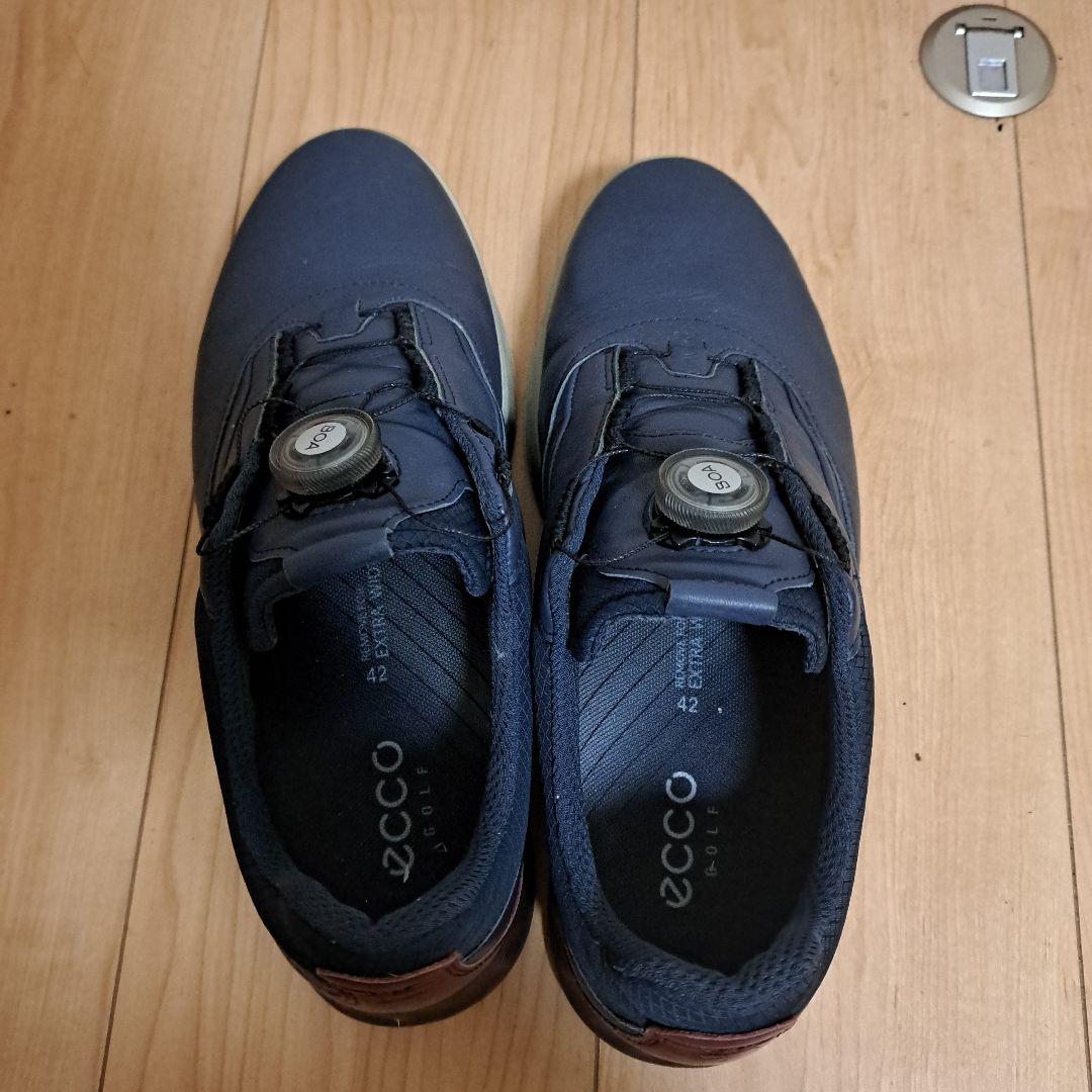 t*u様 ECCO ゴルフシューズ ネイビー 42 BOA