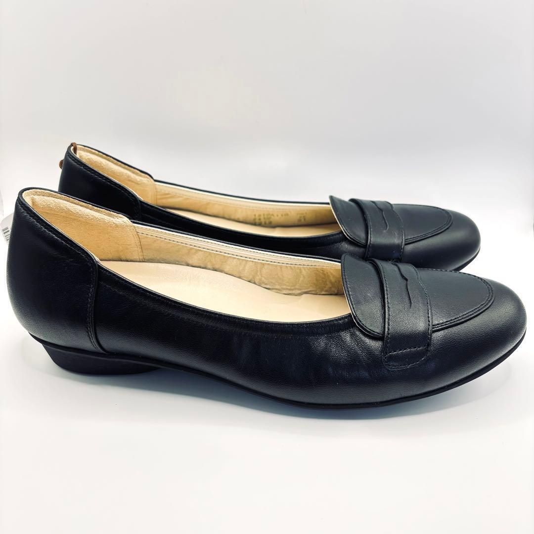 【新品未使用】アシックスウォーキング ぺダラ パンプス 24.5cm ブラック