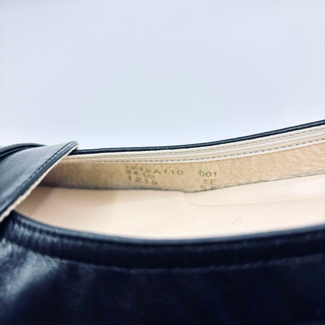 【新品未使用】アシックスウォーキング ぺダラ パンプス 24.5cm ブラック