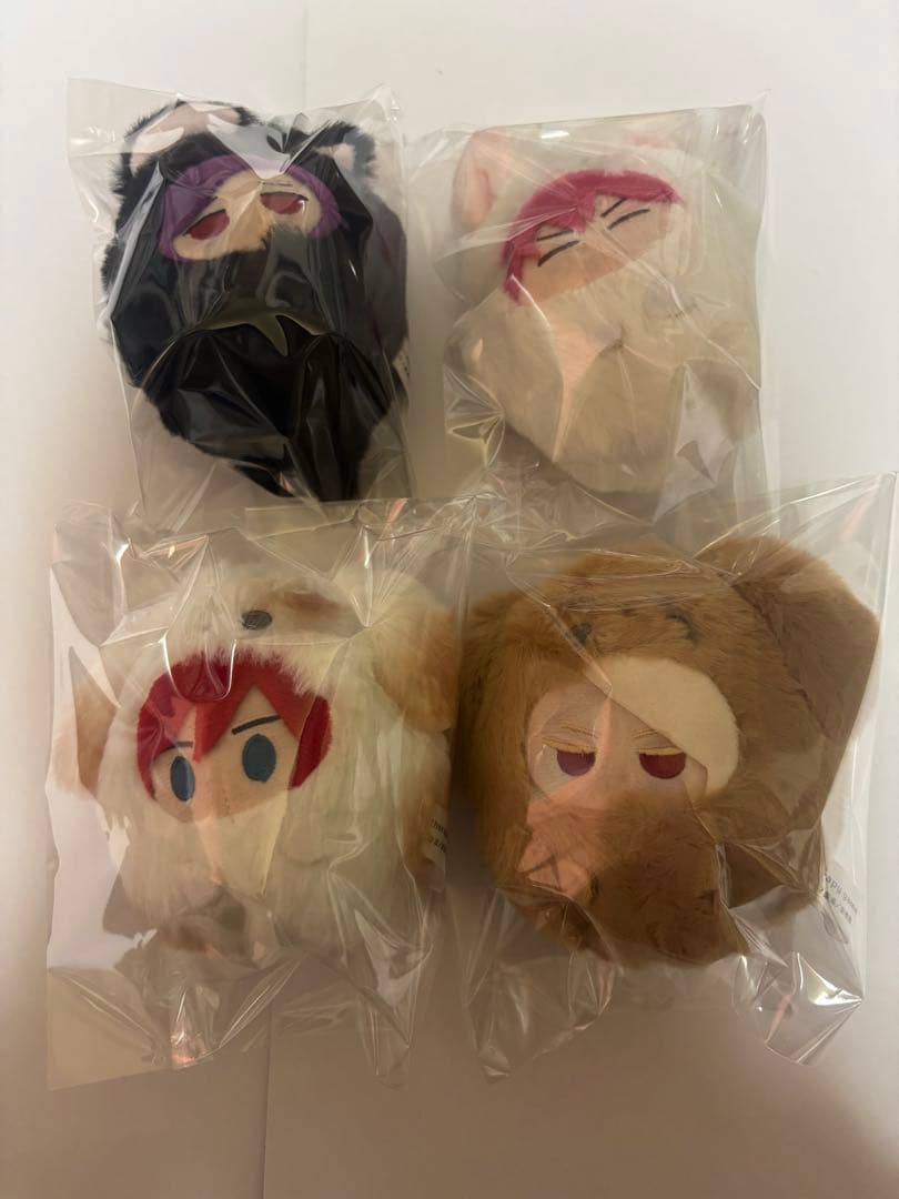 日ノ原巡 セラピーゲーム うさだまマスコットぬいぐるみ 4個セット 日ノ原巡 セラピーゲーム うさだまマスコットぬいぐるみ 4個セット