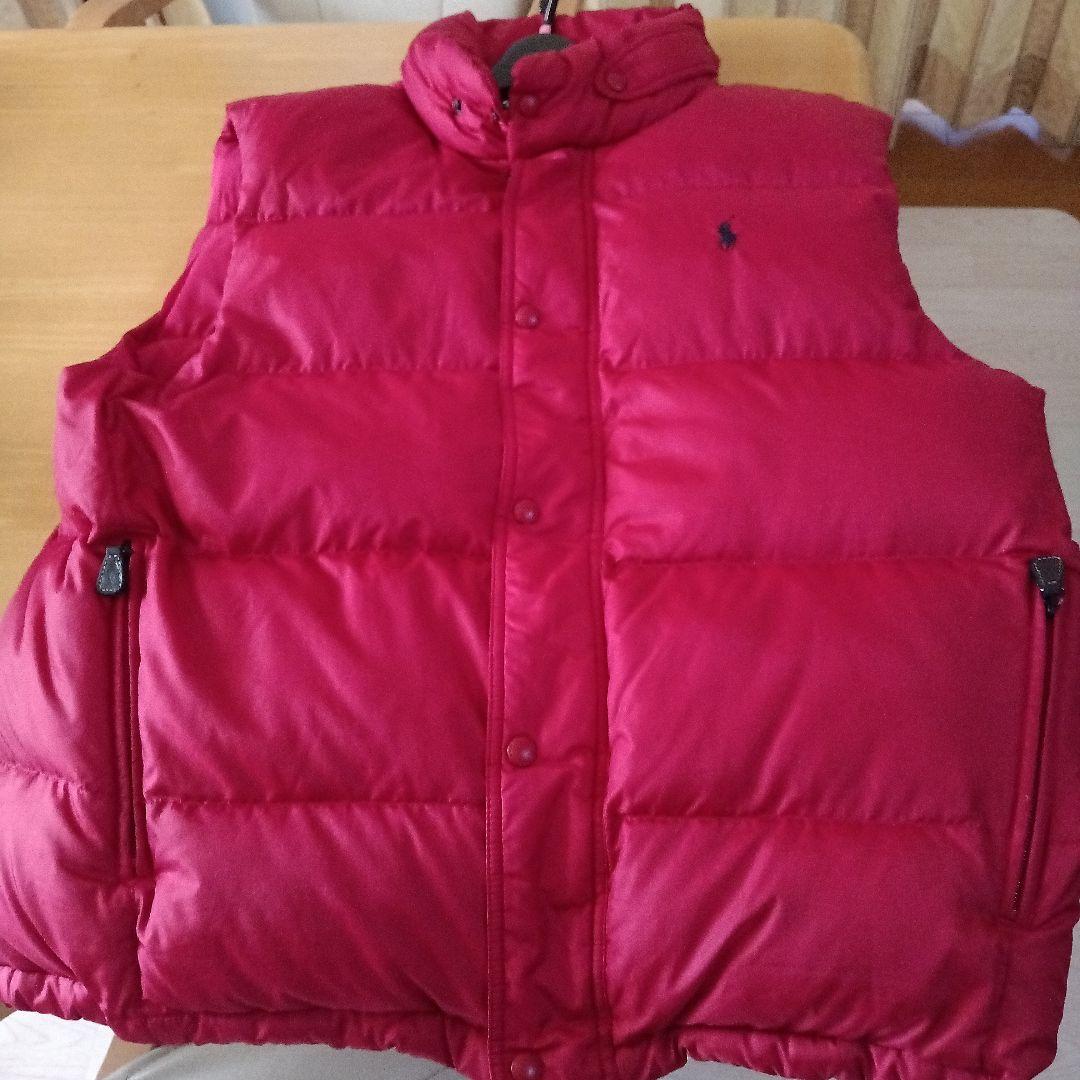 Polo by Ralph Lauren XL ダウンベスト 赤 中古・古着通販】POLO RALPH LAUREN (ポロ・ラルフローレン) ダウン
