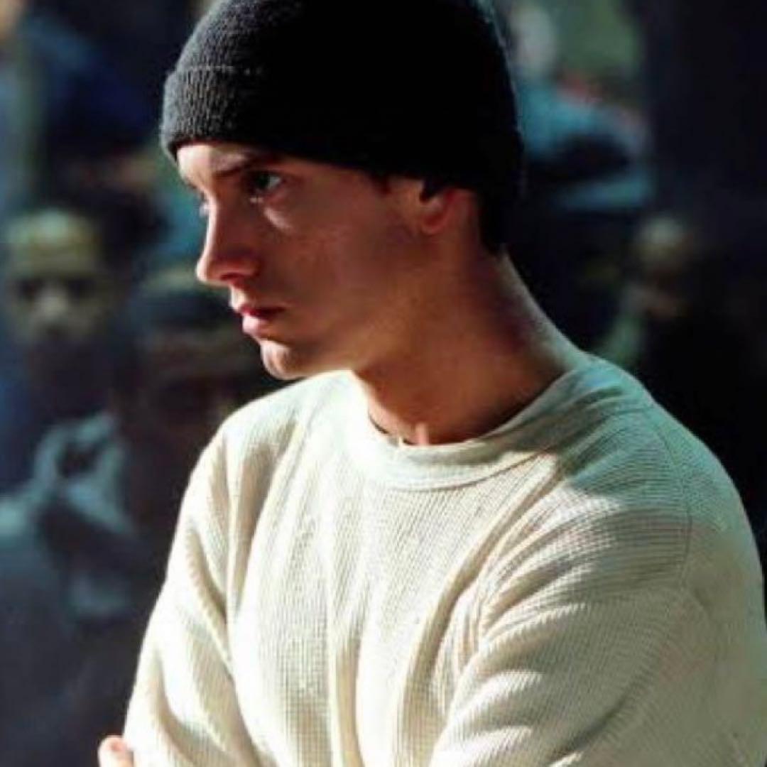Eminem 8mile ニット帽 ビーニー レア - メルカリ
